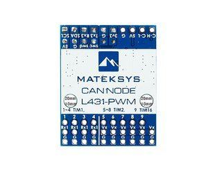 Конвертер сигнала Matek DroneCAN to PWM adapter, AP Periph (CAN-L4-PWM / L431PWM) 431 фото