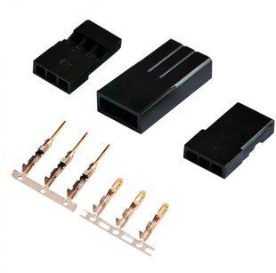 Роз'єм Servo Terminals (JR) Gold Plated 10 фото