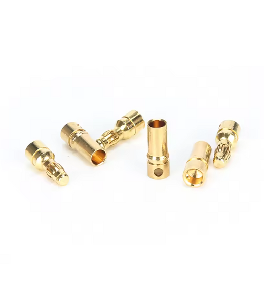 Коннектор AMASS 4 mm Gold Connector male+female (длина папа 15,5 мм) 4-15-5 фото