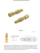 Коннектор AMASS 4 mm Gold Connector male+female (длина папа 15,5 мм) 4-15-5 фото 3