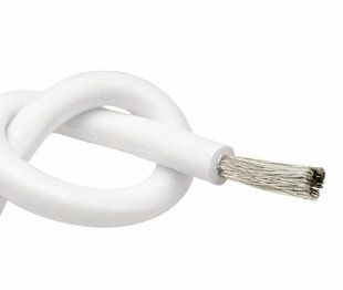 Провод 16 AWG, белый 16white фото