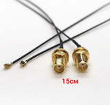 Антенний перехідник IPX to SMA-K 15 cm, IPX SMA мама, IPX SMA female, U.fl SMA female RG1.13 15145 фото