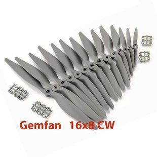 Пропеллер Gemfan APC-style Nylon Propeller 16x8 CW 168 фото